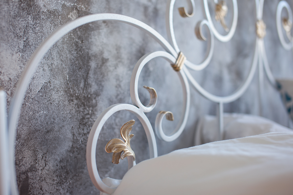 

Кованая кровать афина 1.6 с одной спинкой 160х200