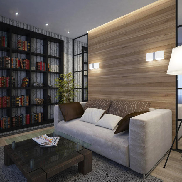 Фото из портфолио Проект трехкомнатной квартиры – фотографии дизайна интерьеров на INMYROOM