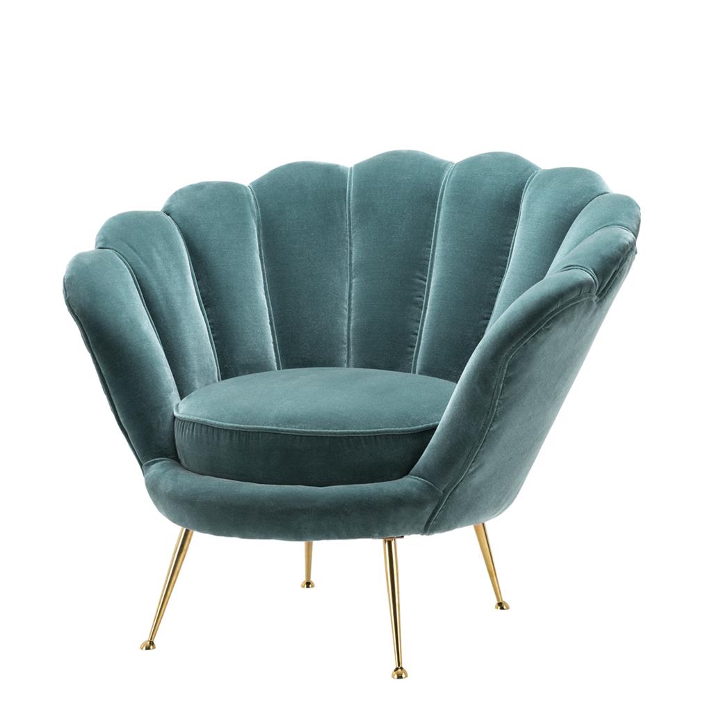 

Кресло Chair Trapezium бирюзового цвета