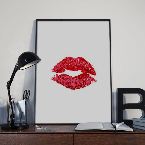 

Постер "Kiss" а3 (красный)