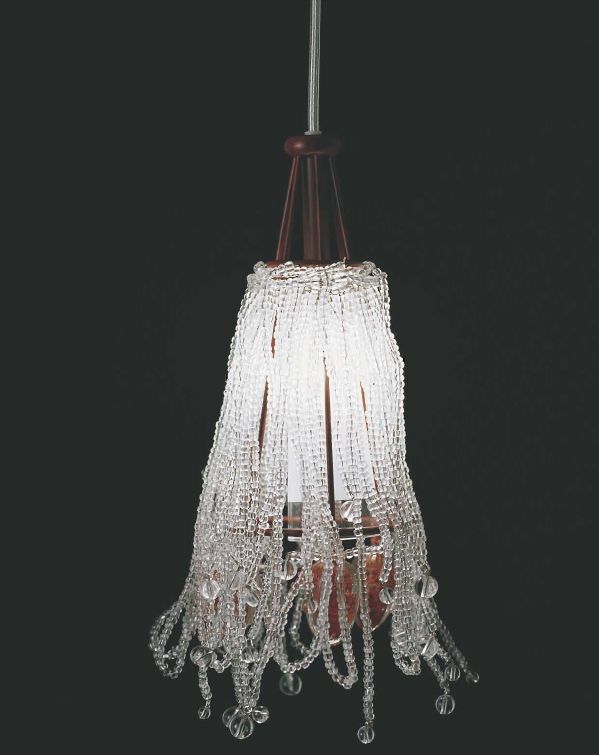 

Подвесной светильник Baga с плафоном из множества прозрачных стеклянных подвесок