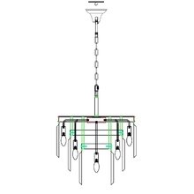 Люстра Odeon 3 Rings Chrome Люстра Odeon 3 Rings Chrome