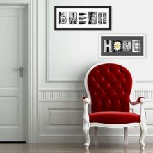 Фотокартина HOME - слово из фотобукв Фотокартина HOME - слово из фотобукв