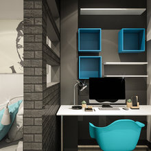 Фото из портфолио Интерьер двухкомнатной квартиры для молодой семьи – фотографии дизайна интерьеров на INMYROOM