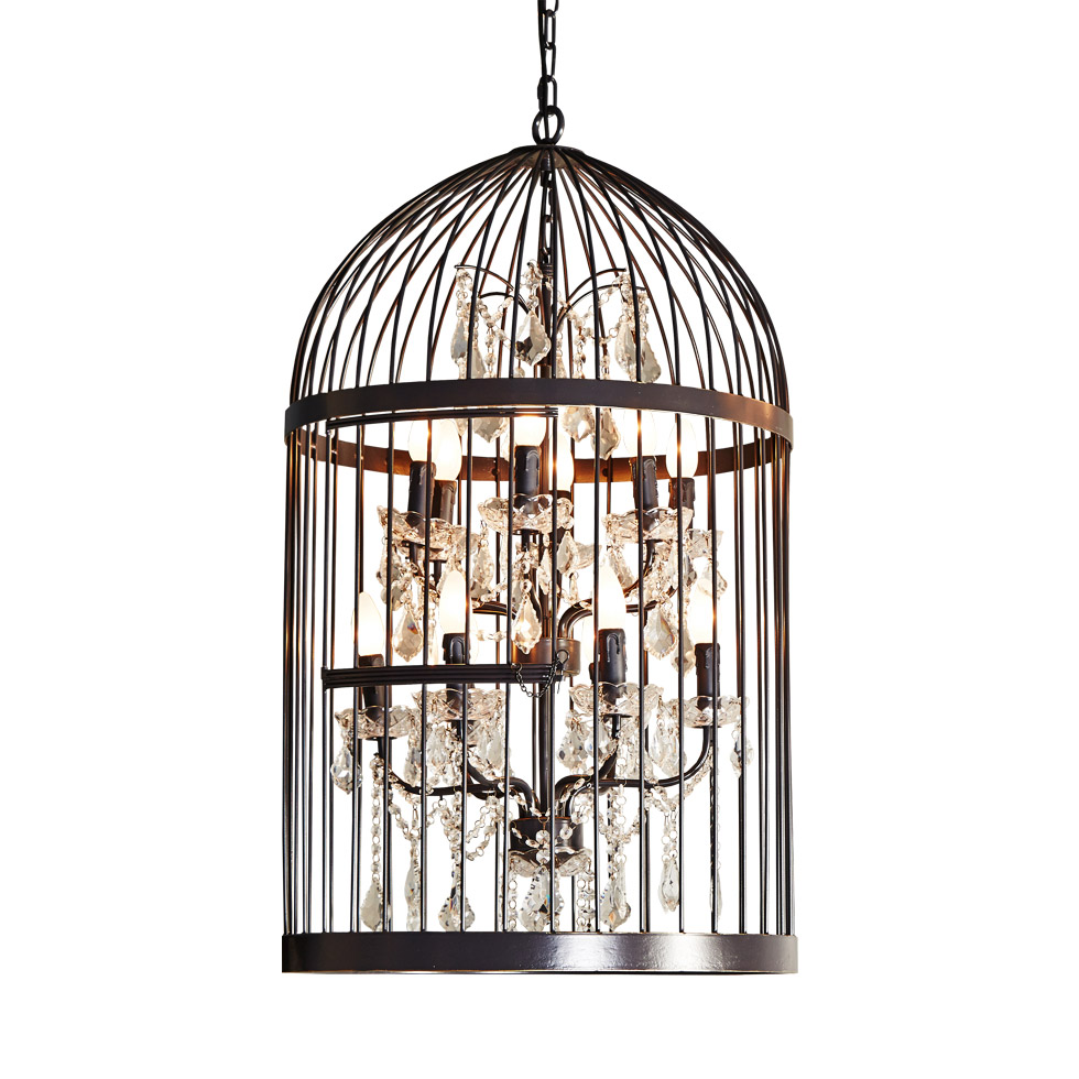 

Подвесная люстра Large Birdcage Crystal Chandelier