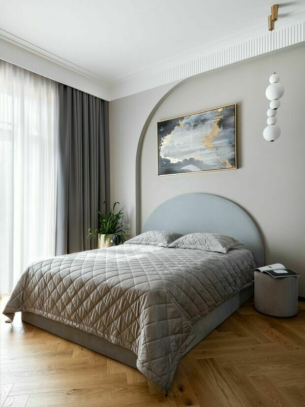 Фотография: Спальня в стиле Современный, Квартира, Проект недели, Санкт-Петербург, 1 комната, 40-60 метров – фото на INMYROOM