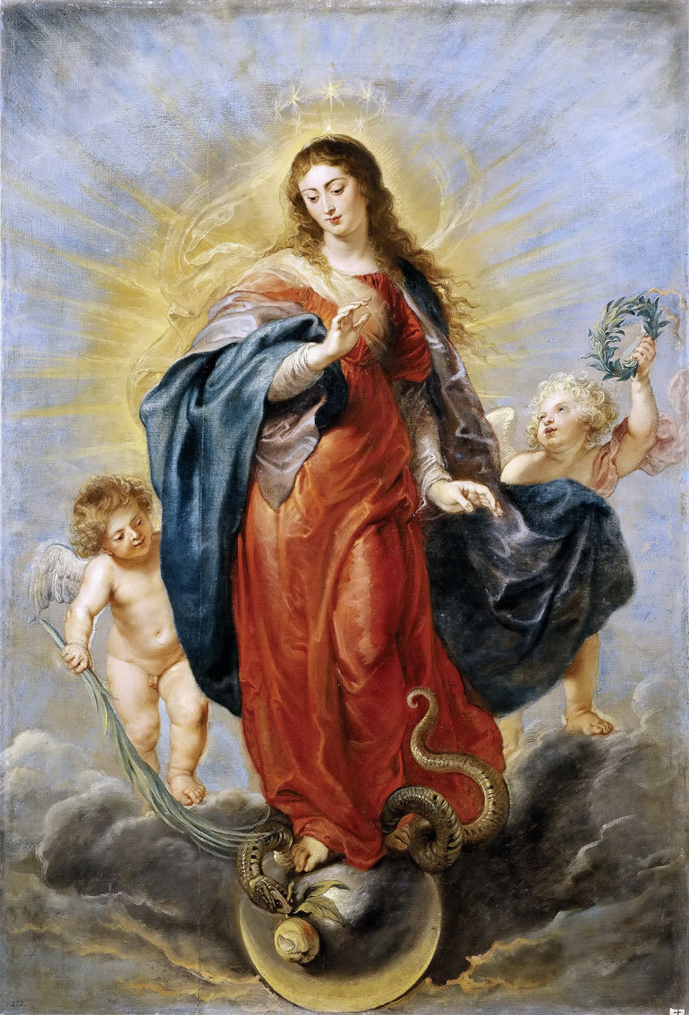 

Репродукция картины на холсте непорочное зачатие Immaculate Conception 1628 г.
