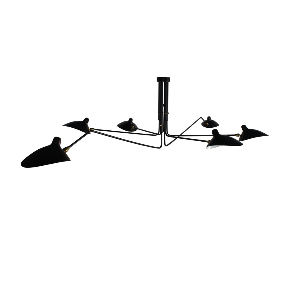 

Потолочная люстра Turin Medium Black Pendant