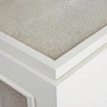 Тумба TAYLOR NIGHTSTAND / CREAM LACQUER AND SHAGREEN Тумба TAYLOR NIGHTSTAND / CREAM LACQUER AND SHAGREEN