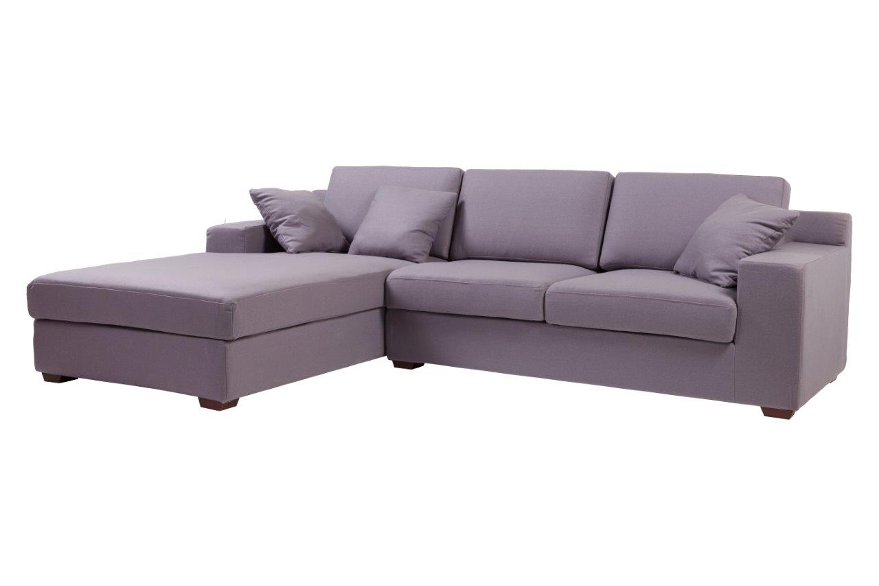 

Диван Reid Chaise фиолетового цвета
