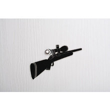 Наклейка на глазок eye spy снайперская винтовка Наклейка на глазок eye spy снайперская винтовка