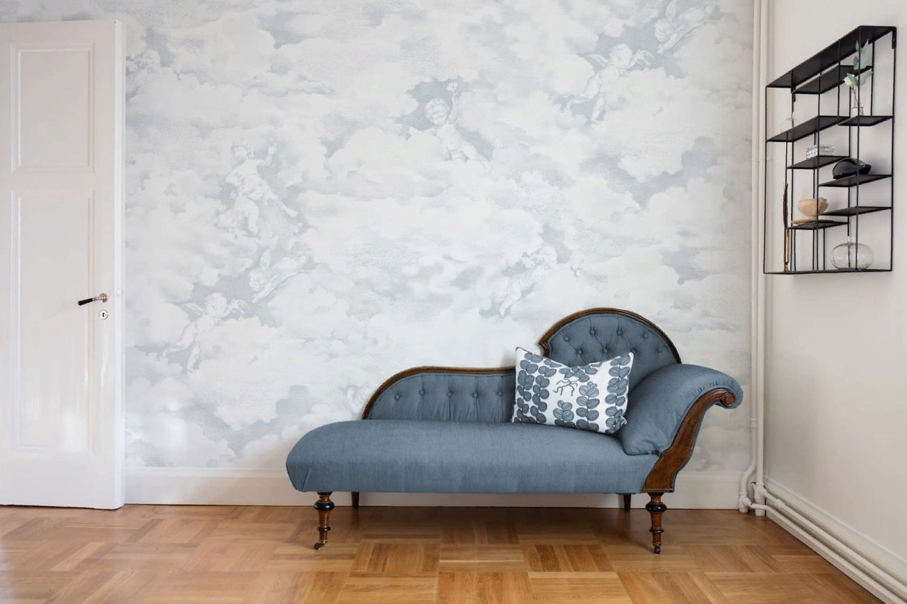 

Дизайнерские обои Chubby Cherubs Blue