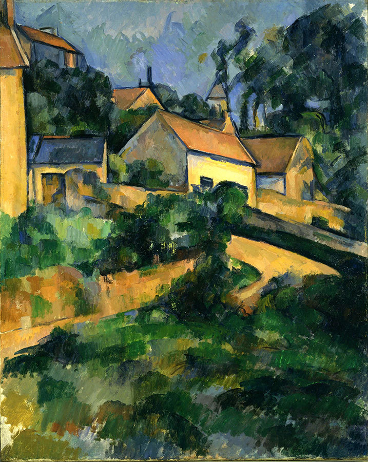

Репродукция картины на холсте Turning Road at Montgeroult
