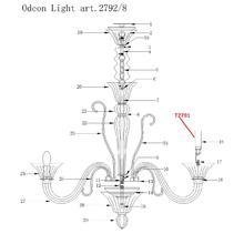 Подвесная люстра ODEON LIGHT Briza Подвесная люстра ODEON LIGHT Briza