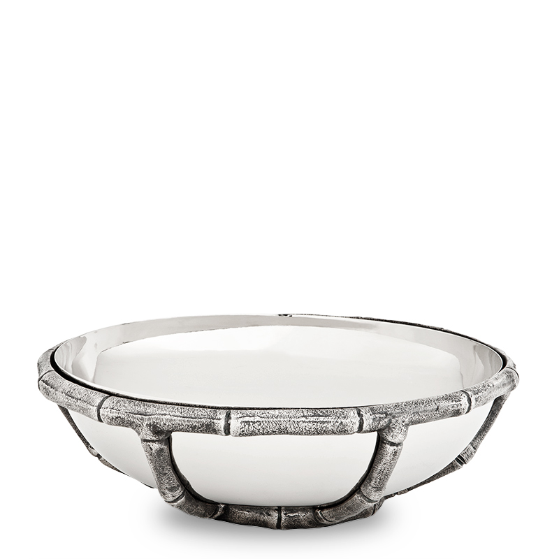 

Металлическая пиала Eichholtz Bowl Haiti с декоративным основанием из металла