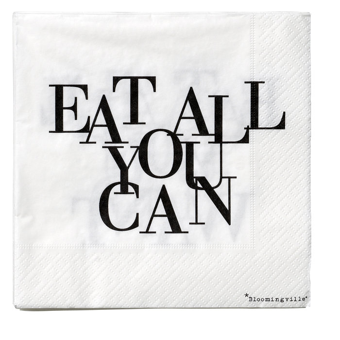 Салфетки BLOOMINGVILLE eat all you can Салфетки BLOOMINGVILLE eat all you can