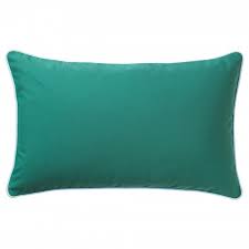 

Подушка Velvet Teal бирюзового цвета
