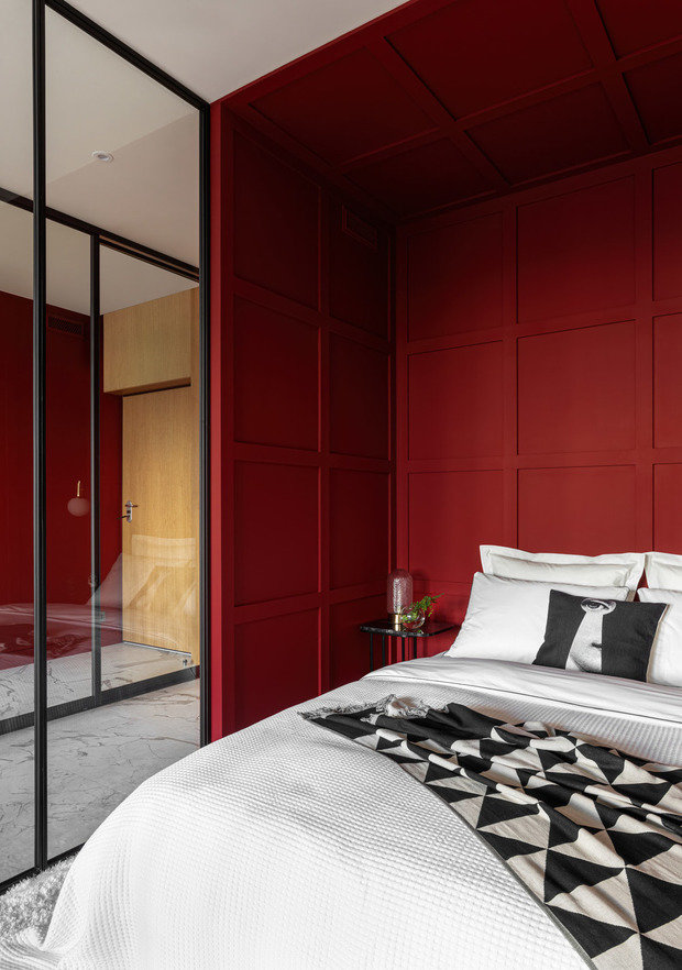 Фотография: Спальня в стиле Современный, Эклектика, Малогабаритная квартира – фото на INMYROOM