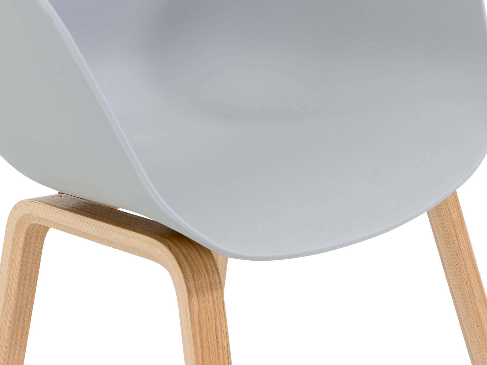 

Стул пластиковый Paul серого цвета