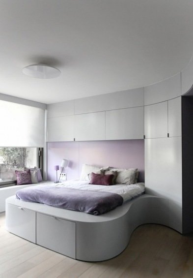 Фотография: Спальня в стиле Хай-тек, Интерьер комнат – фото на INMYROOM