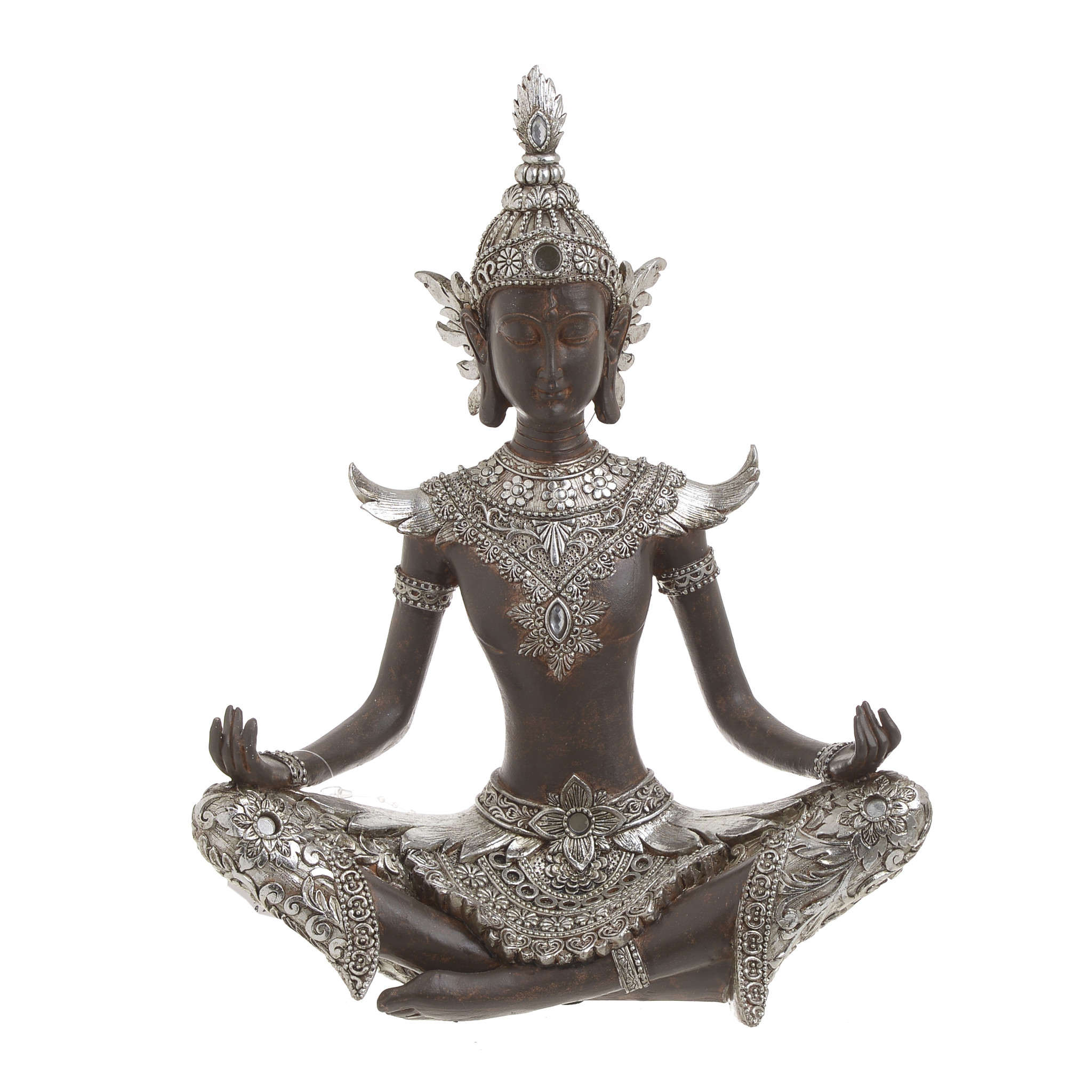 

Статуэтка Buddha коричнево-серебристого цвета