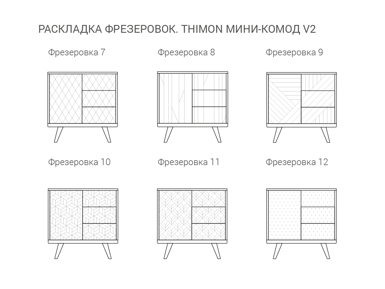 

Мини-комод Thimon v2 желтого цвета