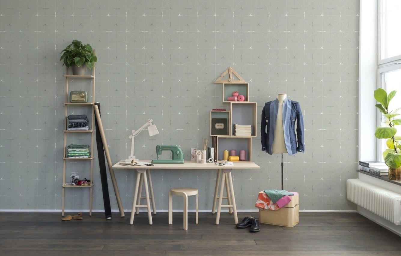 

Дизайнерские обои Perfect Fit Mint Green 200х270