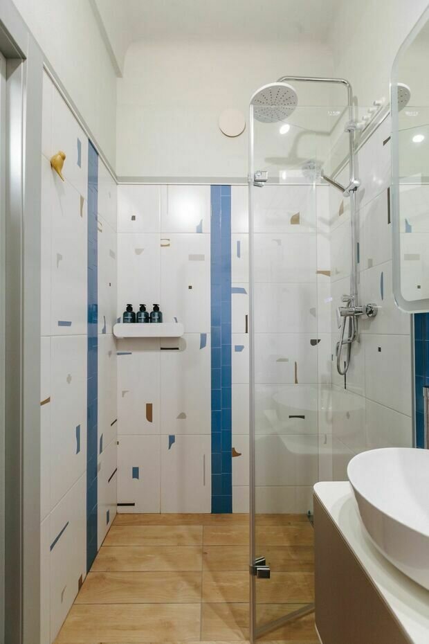 Фотография: Ванная в стиле Современный, Малогабаритная квартира, Квартира, Проект недели, Москва, до 40 метров – фото на INMYROOM