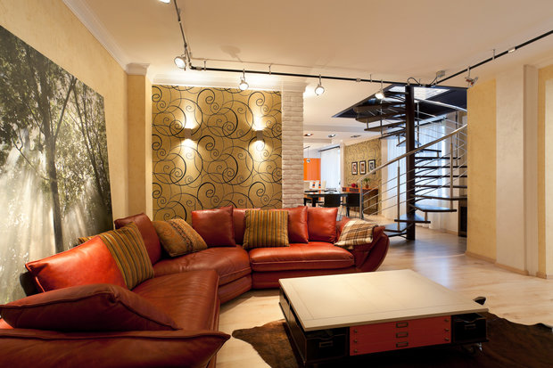 Фото из портфолио Двухуровневая квартира в стиле Лофт – фотографии дизайна интерьеров на INMYROOM