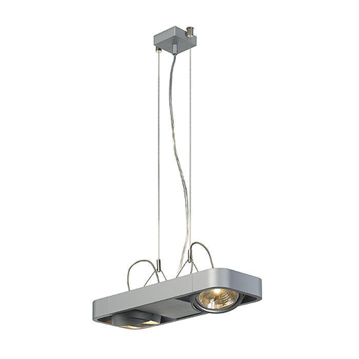 Светильник подвесной SLV Aixlight R2 Duo серебристый Светильник подвесной SLV Aixlight R2 Duo серебристый