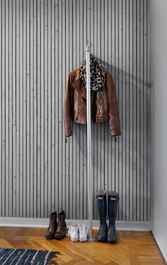 

Дизайнерские обои Wooden Slats White