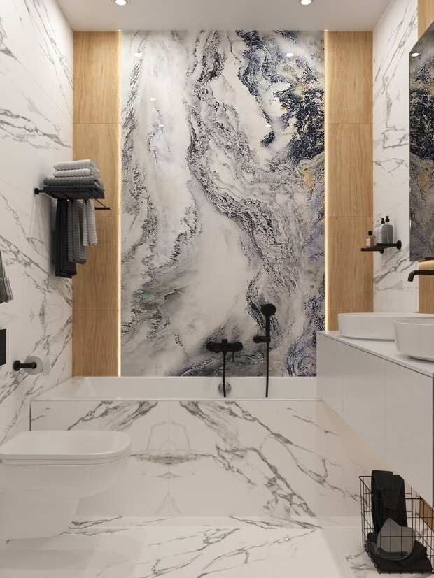 Фото из портфолио Ванная комната в современном стиле – фотографии дизайна интерьеров на INMYROOM