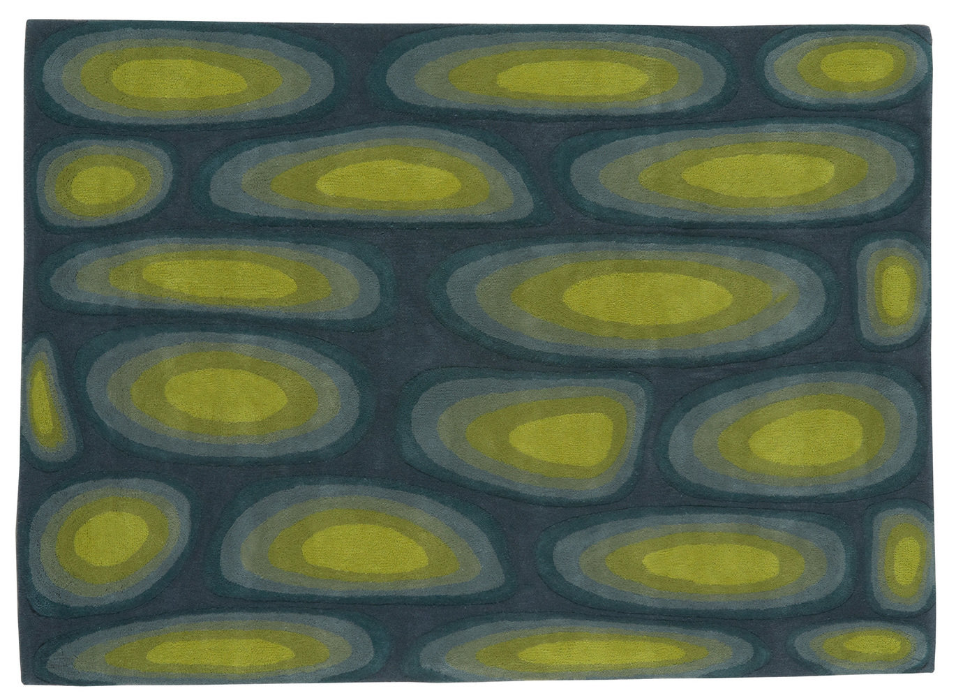 

Ковер Cell сине-зеленого цвета 200x300