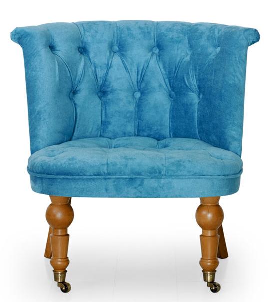 

Кресло мока Bouji Chair дизайн 1 голубого цвета