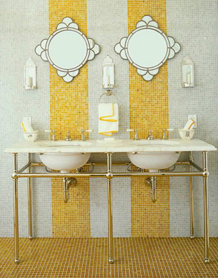 Фотография: Ванная в стиле Восточный, Декор интерьера, Дом, Дизайн интерьера, Цвет в интерьере – фото на INMYROOM