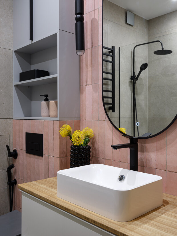 Дизайн ванной в хрущевке: 5 реальных примеров и 100 фото для вдохновения