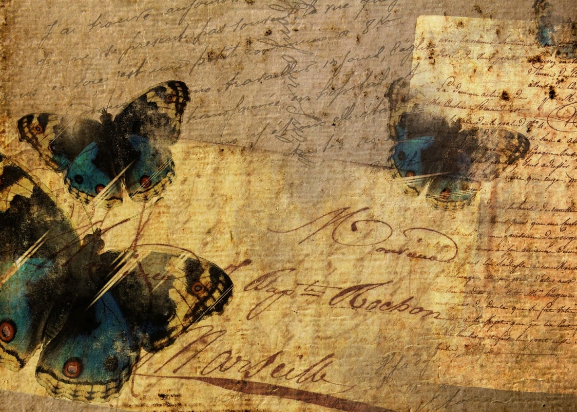 

Дизайнерские обои Butterfly Letter