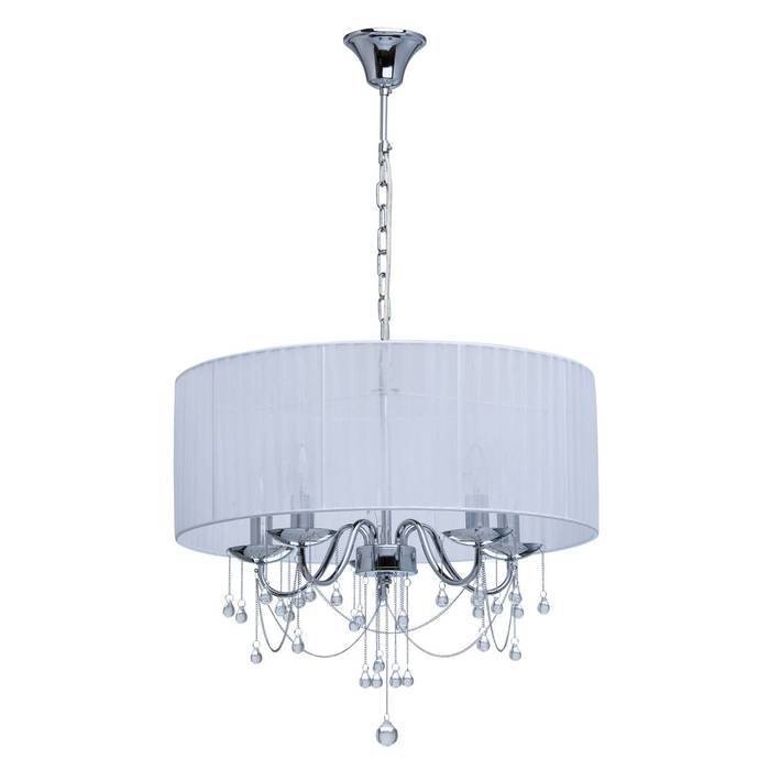 Подвесная люстра MW-LIGHT "Нора" с белым абажуром Подвесная люстра MW-LIGHT "Нора" с белым абажуром