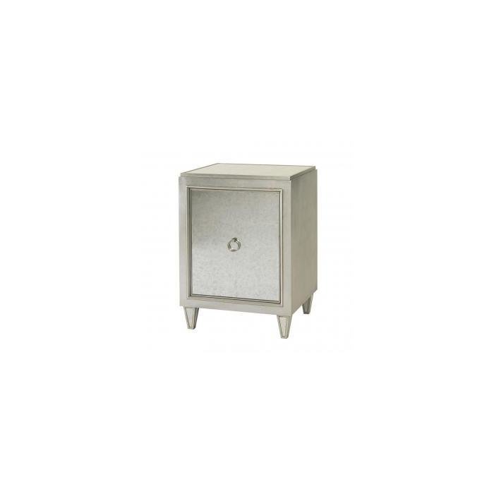 Тумба SAMANTHA NIGHTSTAND / EGLOMISE and Silverleaf Тумба SAMANTHA NIGHTSTAND / EGLOMISE and Silverleaf