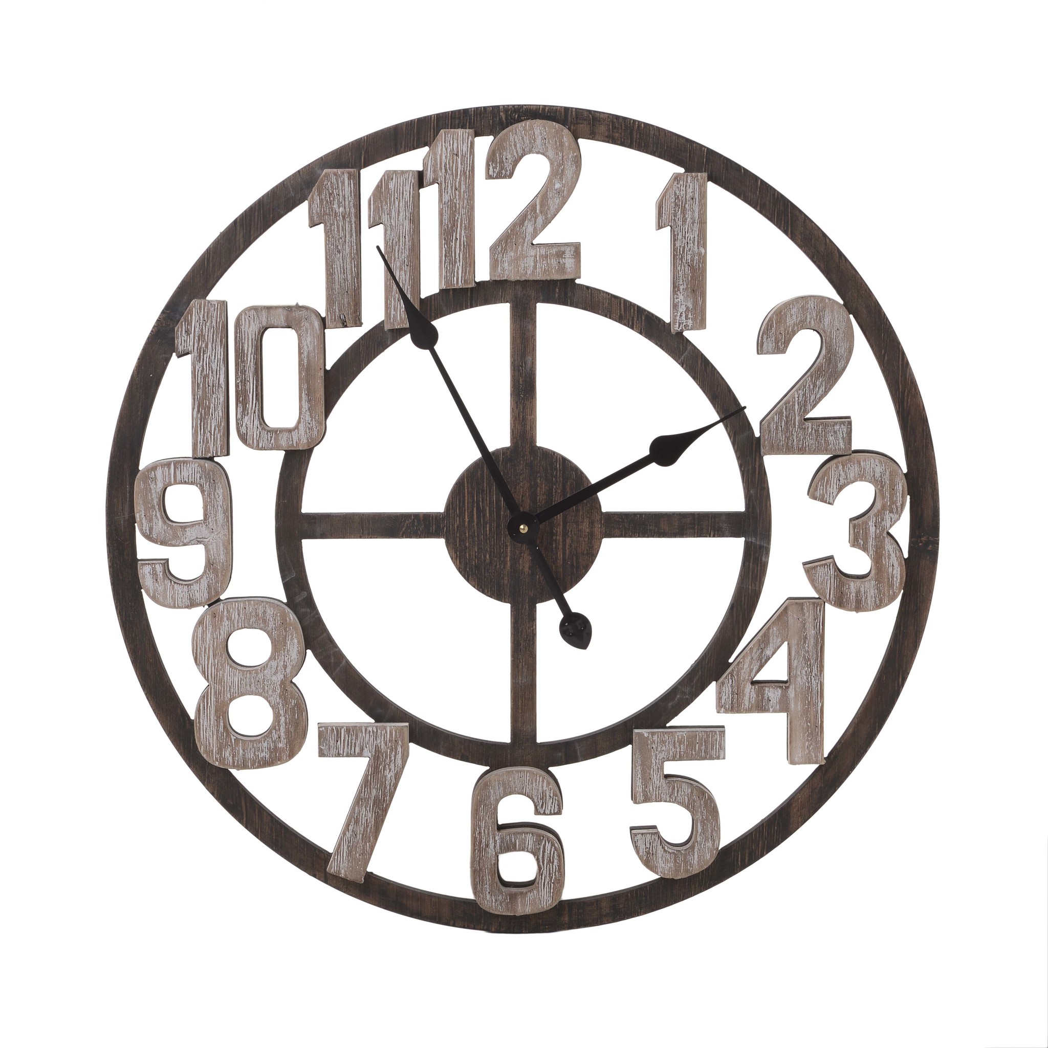 

Настенные часы из металла и дерева