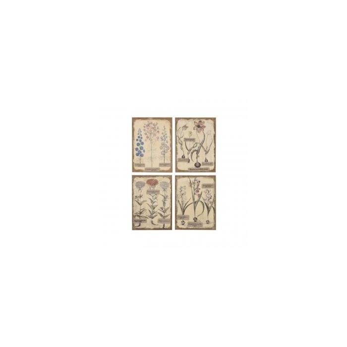 Декор на стену Burlap Wall Plaque Botanical Image Декор на стену Burlap Wall Plaque Botanical Image