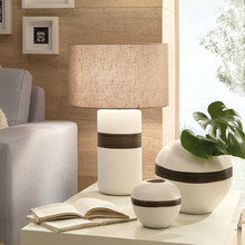 Лампа с деревянным декором Loca Nera "Wooden Cylinder" Лампа с деревянным декором Loca Nera "Wooden Cylinder"