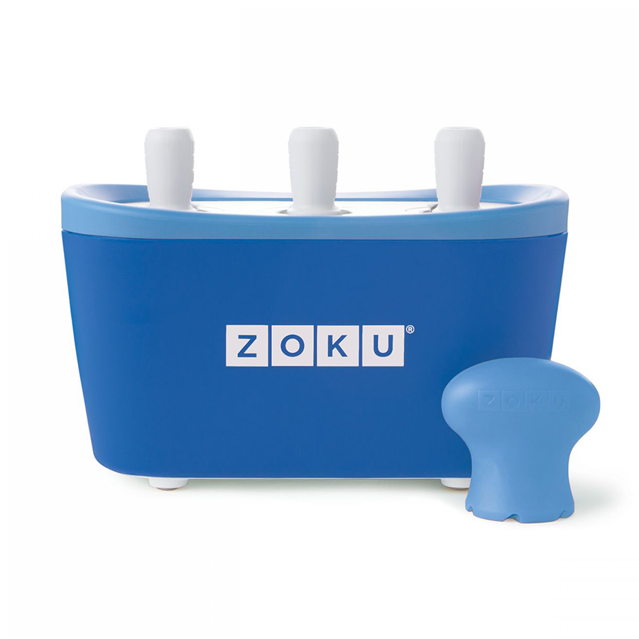 Набор для приготовления мороженого Zoku Triple Quick Pop Maker синий