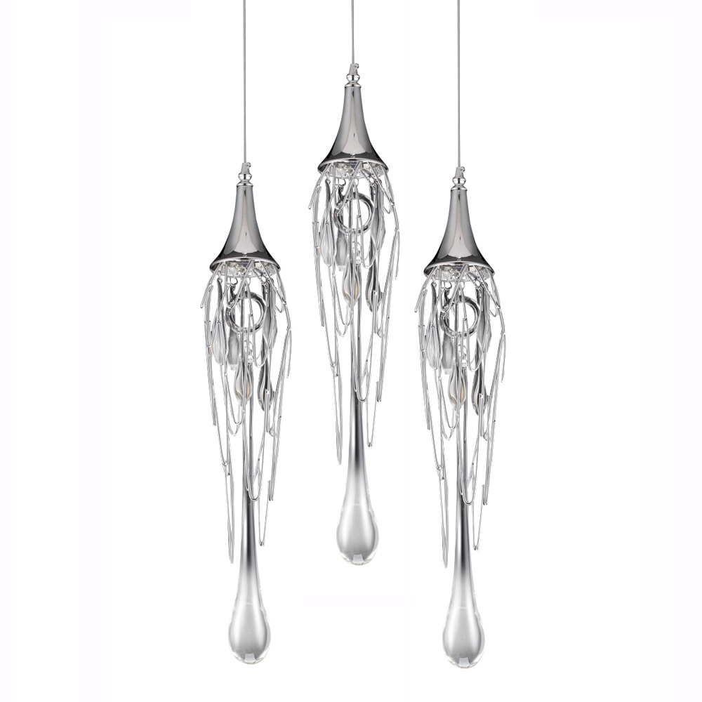 

Подвесной светильник Goddess Tears Chrome цвета хром