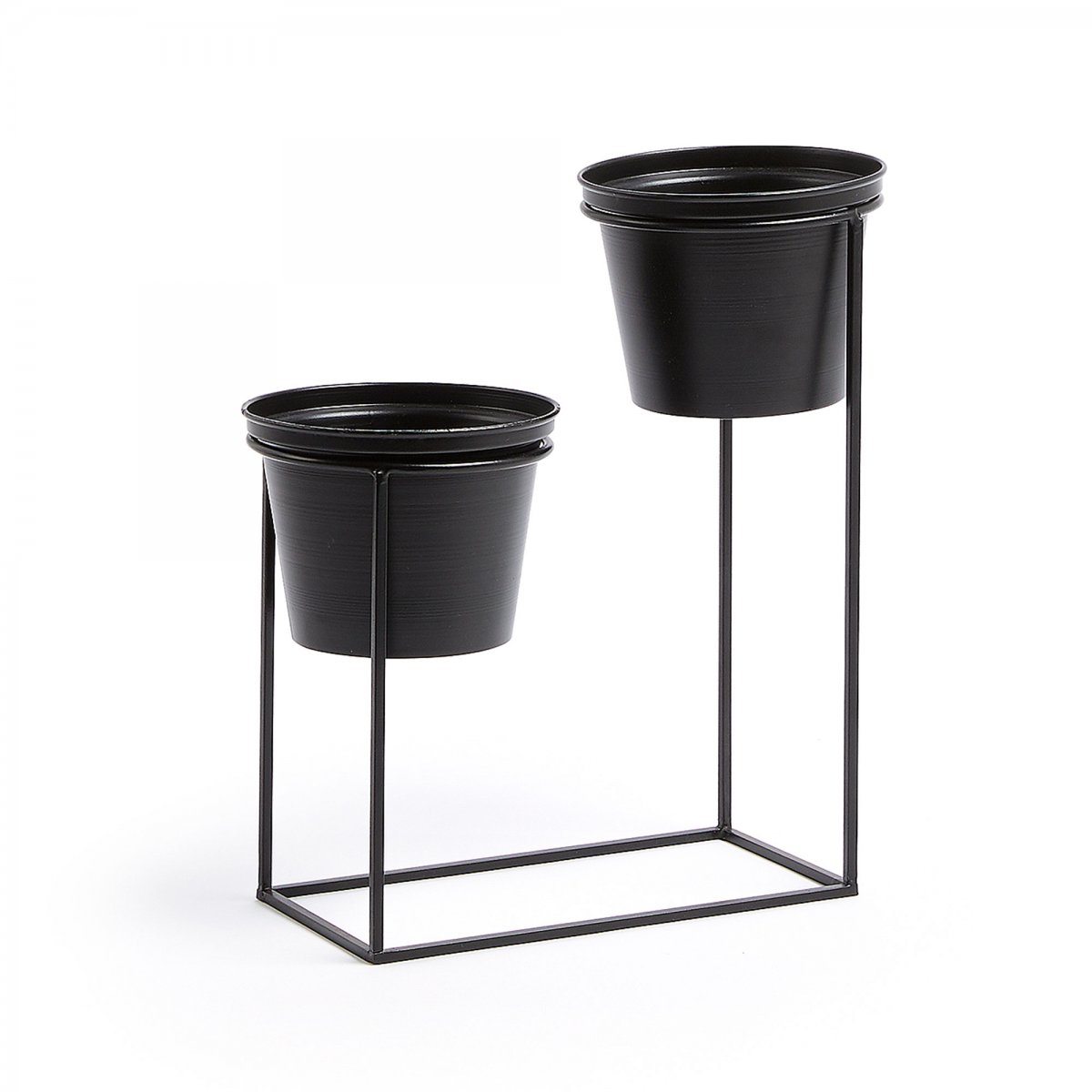 

Набор из двух кашпо Hayworth Planter черного цвета