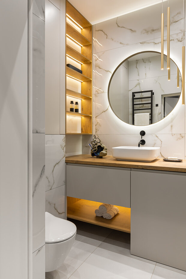 Ванная в квартире: фото красивых и функциональных вариантов оформления ванной комнаты