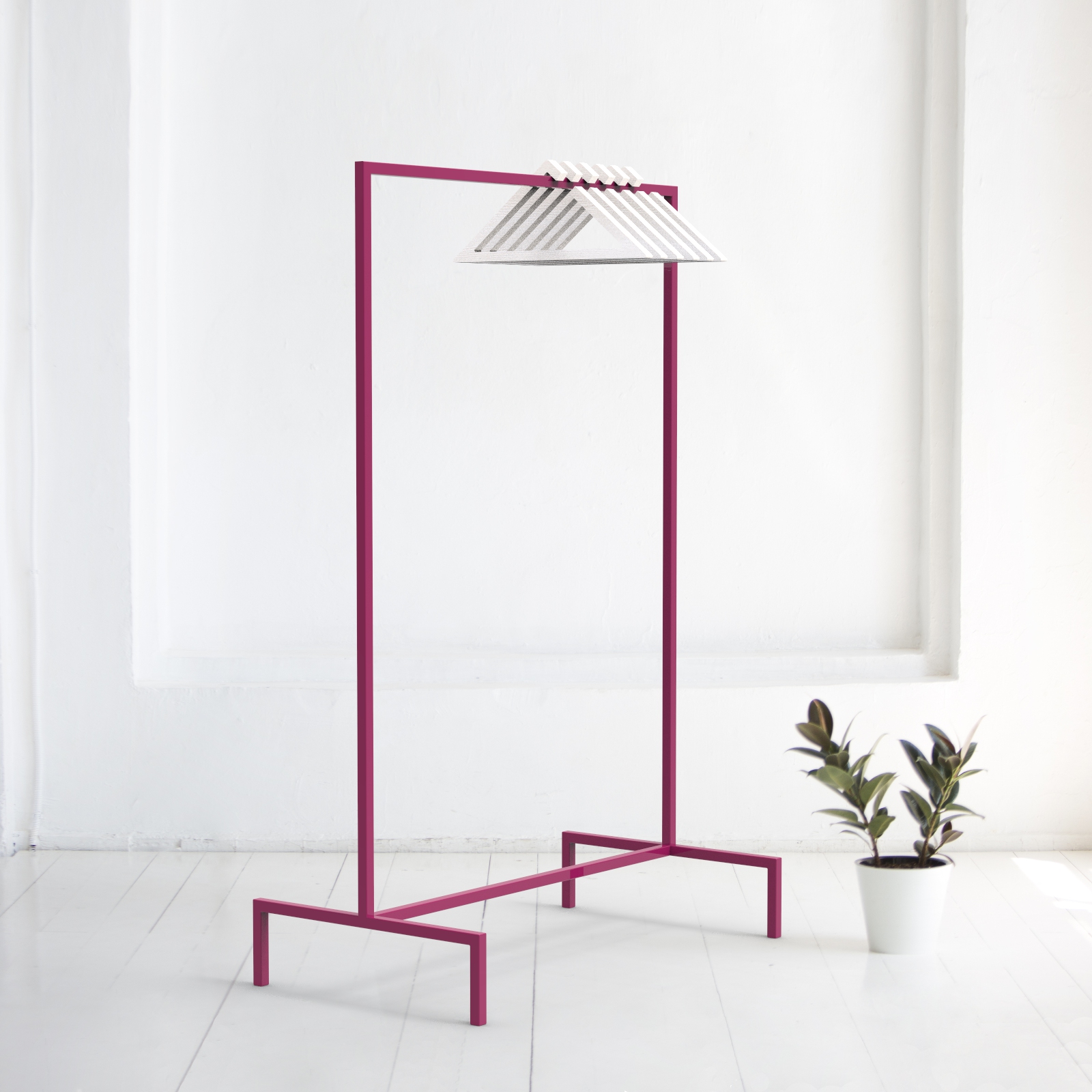 

Вешалка напольная Metalframe в розовом цвете