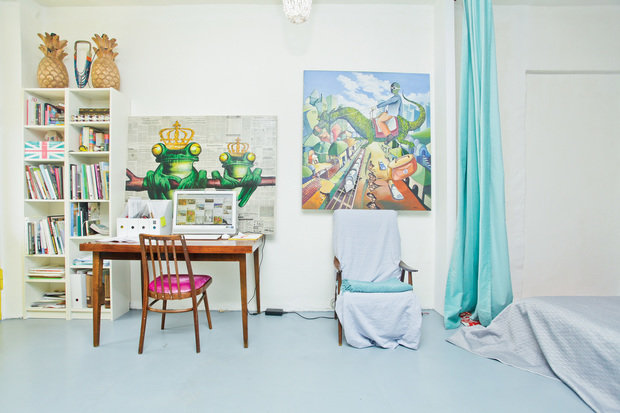 Фотография: Кабинет, Декор в стиле Лофт, Скандинавский, Квартира, Дома и квартиры, IKEA – фото на INMYROOM