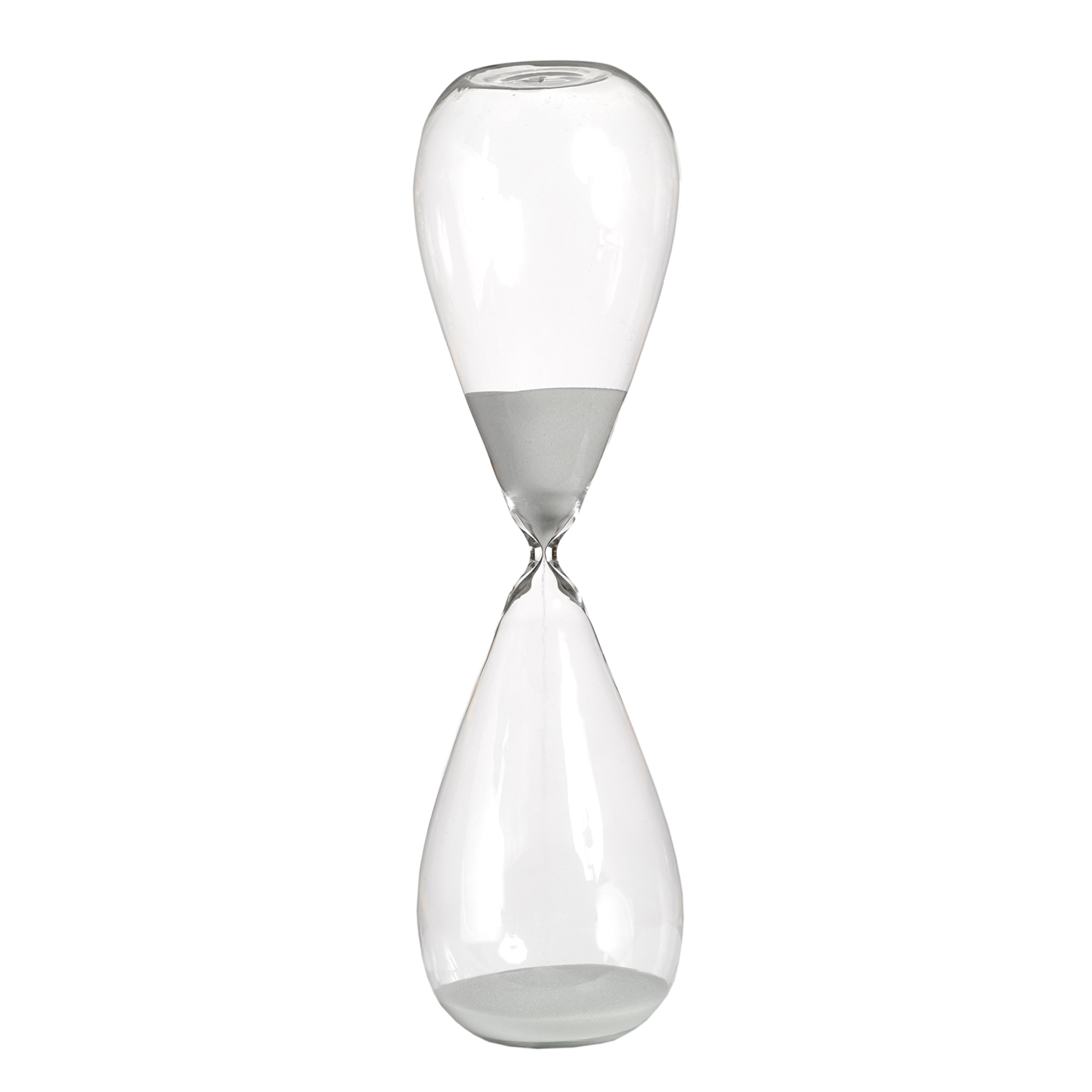 

Часы Sandglass High White в прозрачной стеклянной колбе
