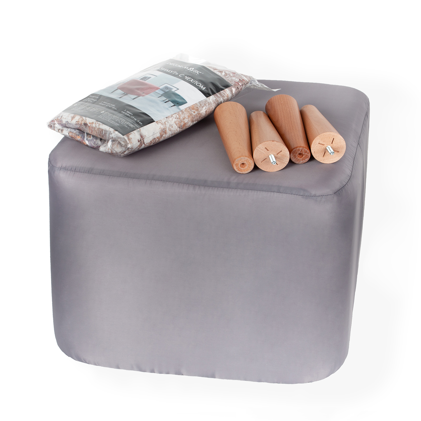 

Пуф азимут Verdi на ножках из дерева